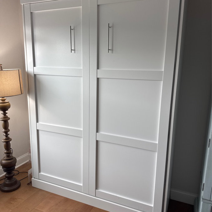 Wade Logan® Arlex Murphy Bed Space-Saving Wall Bed for Guest